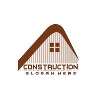 propiedad hogar construcción plomería pintura logo vector