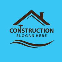 property home construction plumbing painting logo vector