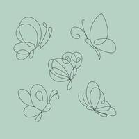 hand drawn stencil element collection vector