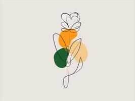 black and white drawing of a bouquet of flowers vector