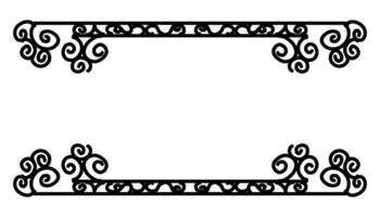 Vintage black frame design. Perfect for invitation cards, book covers, wallpapers, banners, web vector