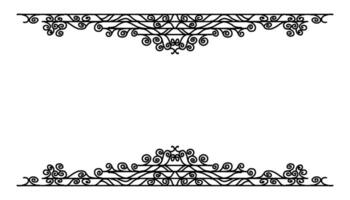 Vintage black frame design. Perfect for invitation cards, book covers, wallpapers, banners, web vector