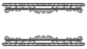 Vintage black frame design. Perfect for invitation cards, book covers, wallpapers, banners, web vector