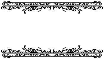 Vintage black frame design. Perfect for invitation cards, book covers, wallpapers, banners, web vector