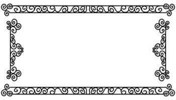 Vintage black frame design. Perfect for invitation cards, book covers, wallpapers, banners, web vector
