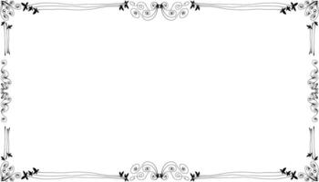 Vintage black frame design. Perfect for invitation cards, book covers, wallpapers, banners, web vector