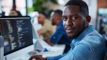 African-American Male Developer photo