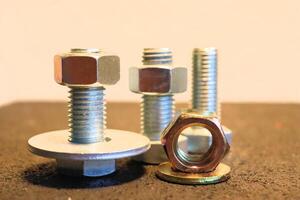 Galvanized Anchor Bolts, Nuts and Washers, Fasteners photo