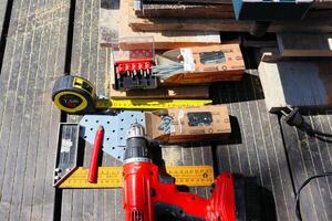 Circular saw and other construction tool photo