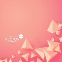 ping 3d polygon triangle background vector