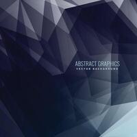 abstract dark background made with geometrical shapes vector