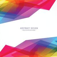 bright colorful abstract background design vector