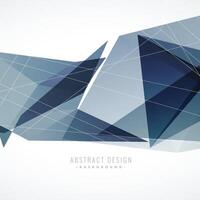 abstract geometric background in blue shade vector