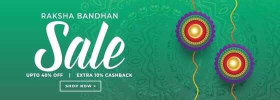 rakshabandhan festival sale banner design vector