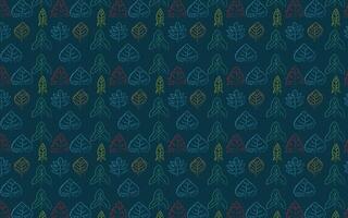 Botanical pattern and background design vector