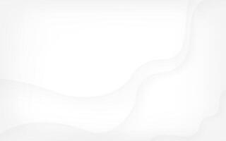 Abstract White Minimalist Background Design vector