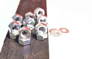 Galvanized Anchor Bolts, Nuts and Washers, Fasteners photo
