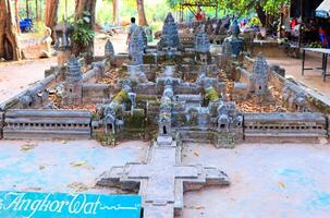 Angkor temple panorama in Cambodia photo