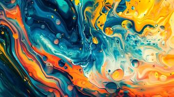 abstract splash paint art for background photo