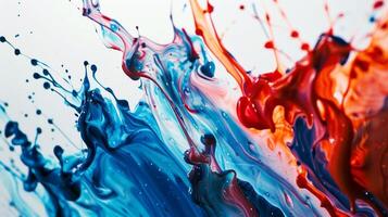 abstract splash paint art for background photo