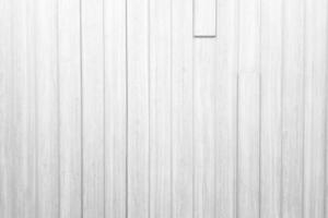 White Wooden Wall Texture for Background. photo