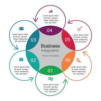 infografía, gráficos presentación. negocio concepto, cuadro, pasos, proceso. infografía datos visualización. puesta en marcha modelo vector