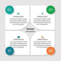 infografía, gráficos presentación. negocio concepto, cuadro, pasos, proceso. infografía datos visualización. puesta en marcha modelo vector