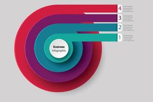 infografía, gráficos presentación. negocio concepto, cuadro, pasos, proceso. infografía datos visualización. puesta en marcha modelo vector