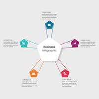 infografía, gráficos presentación. negocio concepto, cuadro, pasos, proceso. infografía datos visualización. puesta en marcha modelo vector