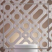 abstract background white circle pattern for product presentation. 3D illustration photo