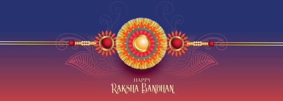 indio raksha Bandhan festival bandera vector