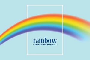 rainbow background with text space vector