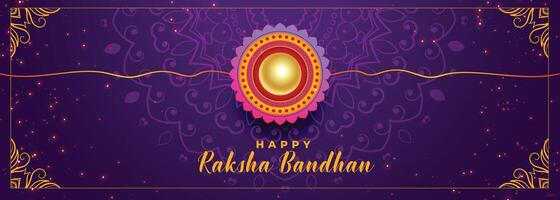 indio contento raksha Bandhan festival bandera vector