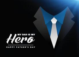 my dad is my hero concept background vector