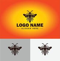 hornet bee logo icon for business brand app icon hornet bee logo template vector