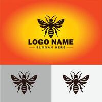 hornet bee logo icon for business brand app icon hornet bee logo template vector