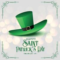 realistic leprechaun cap for st patricks day vector