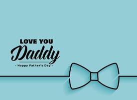 elegant happy fathers day banner vector