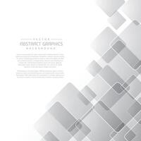 clean abstract gray background with square shapes vector