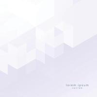 minimal white geometric background design vector