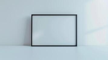 TV Mockup Thin Black Frame photo