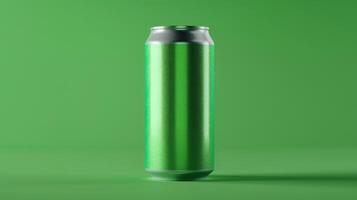 Sleek Can Packaging Visualization photo