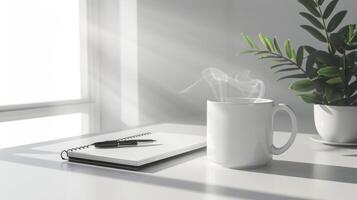 Coffee Mug and Gentle Smoke photo