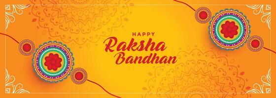 hindú festival de raksha Bandhan bandera diseño vector