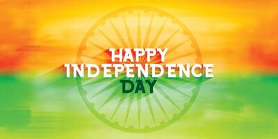 contento indio independencia día patriótico bandera bandera vector