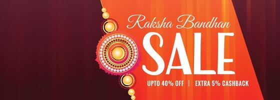 raksha bandhan festival sale banner vector