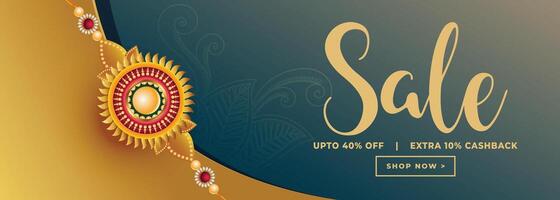 sale banner for raksha bandhan festival vector