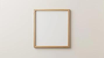 Minimalist Light Wood Picture Frame photo