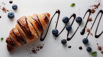 Croissant Chocolate Elegance photo