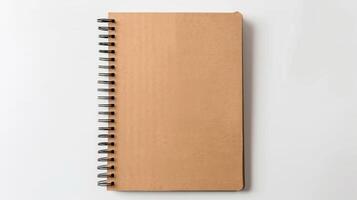 Modern A4 Notepad Featuring Small Ring Binding from Above photo